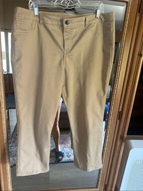 Style and Co. Khaki colored stretch jeans